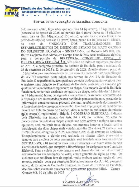 oficioEleicoes2025
